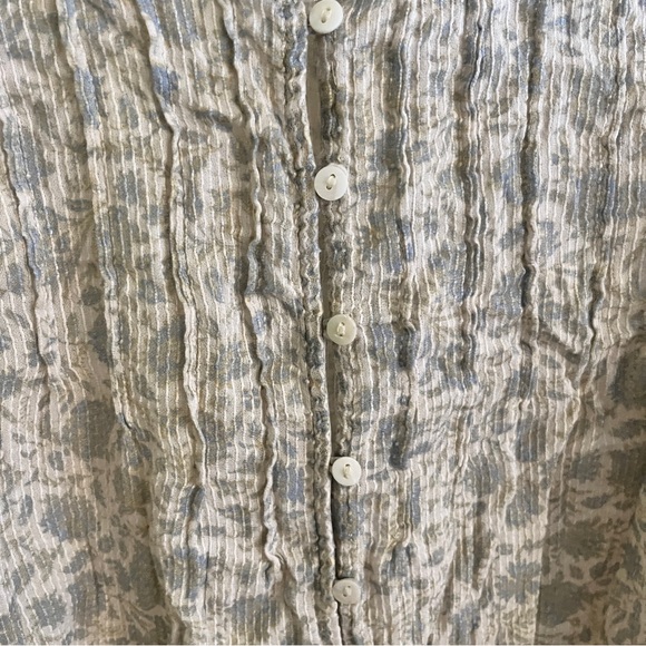 Faherty Willa Button Down Blouse Chaumont Vintage Floral Medium - Picture 9 of 15